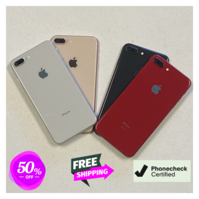 Apple iPhone 8 Plus 64GB Unlocked Boost Verizon At&t Spectrum Battery Good iOS 