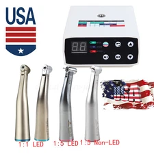Dental Electric LED Brushless Micro Motor/1:5 1:1 Increasing Handpiece NSK Style