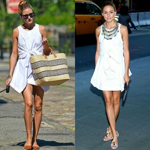NWT Alexander Wang Handkerchief Tie Mini Dress in White Size