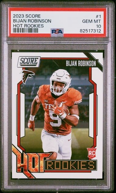 Bijan Robinson Panini Score Hot Rookies #1 Base