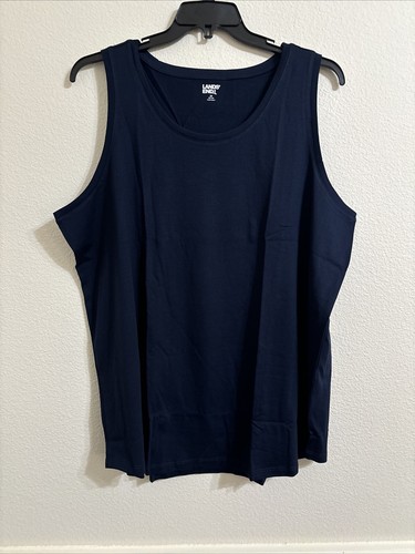 Lands End, Navy Blue Tank Top, Plus Size 2X, NWOT