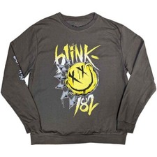 Blink-182 Unisex Sweatshirt: Big Smile Sleeve Print 