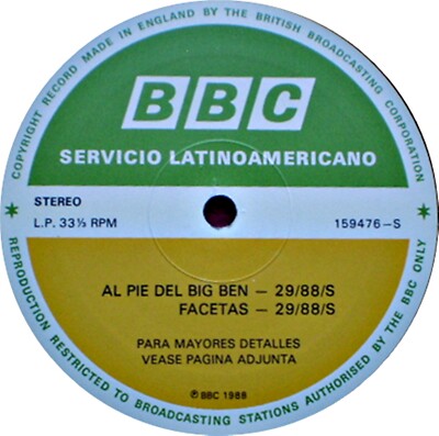 BBC LATIN AMERICA - AL PIE DEL BIG BEN - LOOSE ENDS - 29/88