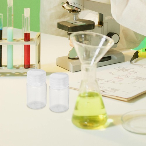6pcs Chemical Bottles Small Sample Containers Sealing Liquid Storage - 第 2/12 張圖片