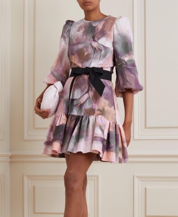 【新品未使用】Dahlia Belted Dress S Summer Calling!Dress Collection👗🌴 夏のお出かけもHer lip to