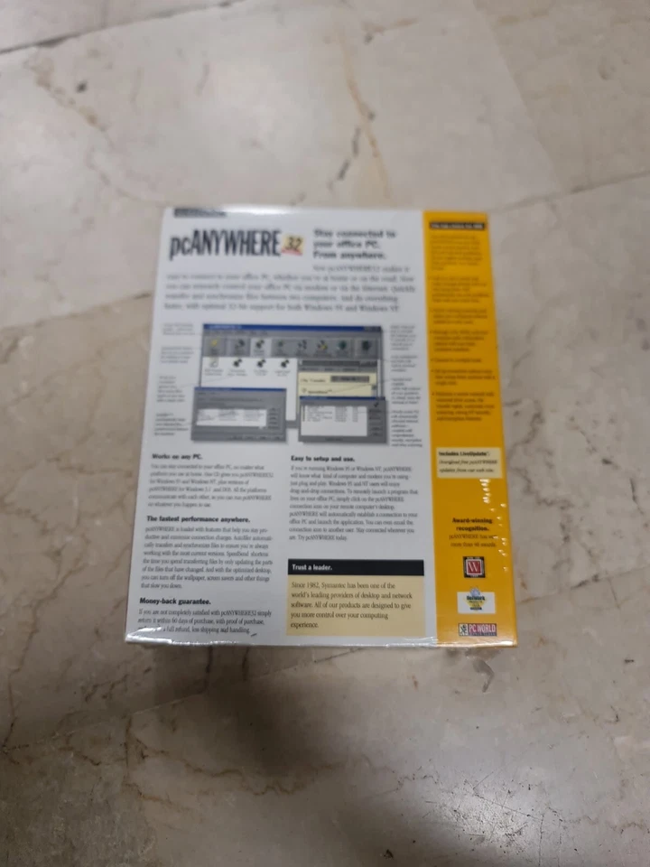 SYMANTEC: PC Anywhere 32 Version 8.0 Software Vintage Completo Di Cd E Manuali - Immagine 3 di 4
