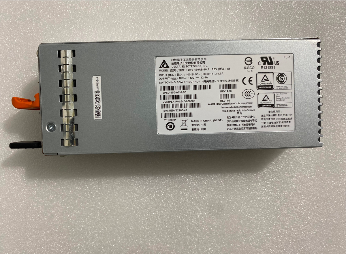 New Juniper JPSU-150-AC-AFO AC Power Supply 640-060603 for EX3400