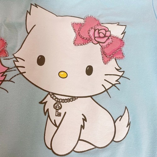 Sanrio Hello Kitty Charmmy Kitty T-shirt 150cm Blue Short Sleeve Beads - Bild 12 von 24