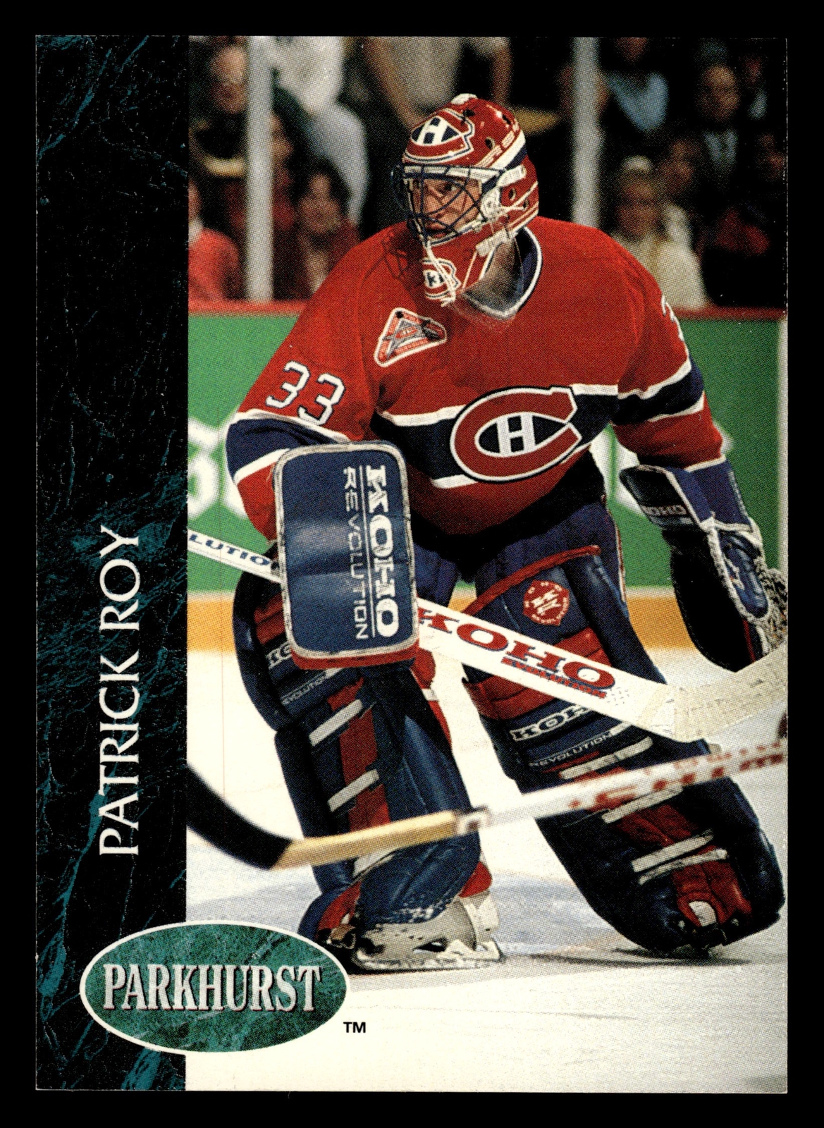 1992-93 Parkhurst - Emerald Ice - #84 Patrick Roy