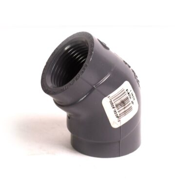Thrifco 8214038 1 Inch Threaded x Threaded PVC 45 Degree Elbow SCH 80 ...