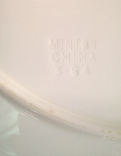 Minton Gold Monarch Rare 10 Dinner Plate Set Ivory White 10 5/8" England 24K Rim - Picture 14 of 18