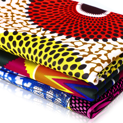 3 Pcs 36 X 45 Inch Fat African Print Fabric African Ankara Wax Print Fabric Craf