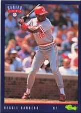 1993 Classic Game Reggie Sanders Cincinnati Reds #T82