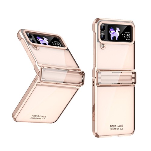 Für Samsung Galaxy Z Flip 6 5 4 Handy Hülle Plating Klar Scharnier Schutz Tasche - Zdjęcie 21 z 24
