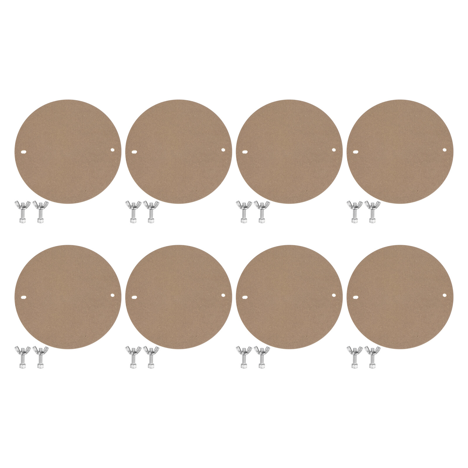 8 Pack 12" Pottery Wheel Bats 1/3" Thick Round Pottery Bat System