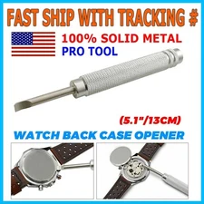 1X Metal Watch Back Cover Opener Watch Repair Tool Battery Removal Pry Lever