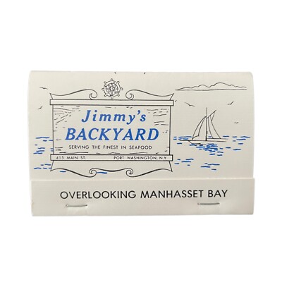Vintage Matchbook Ephemera Port Washington New York Manhasset Bay Unstruck
