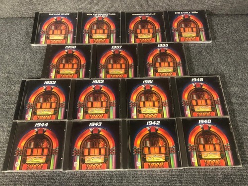 Time Life Your Hit Parade 1940-1960's 15 CD Lot