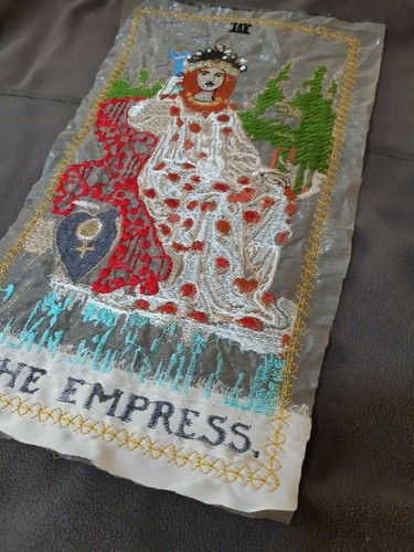 Tarot Card The Empress Handmade Embroidered Patch from Ukraine - Picture 5 of 10
