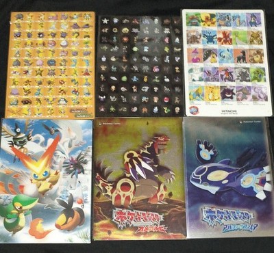 Pokemon Underlay Set of 6 Omega Ruby Sapphire Hitachi Dot