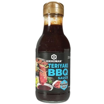 Kikkoman Teriyaki Sauce BBQ Korean Style 250ml Teriyaki Sosse Korean BBQ Style