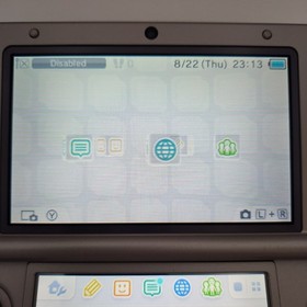 Nintendo 3DS XL Retro Silver NES Edition, No Manual No AR Cards, Tested, Working