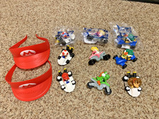 2014 MARIO KART 8 MCDONALD'S TOYS - Lot of 11, Almost Complete New  Used