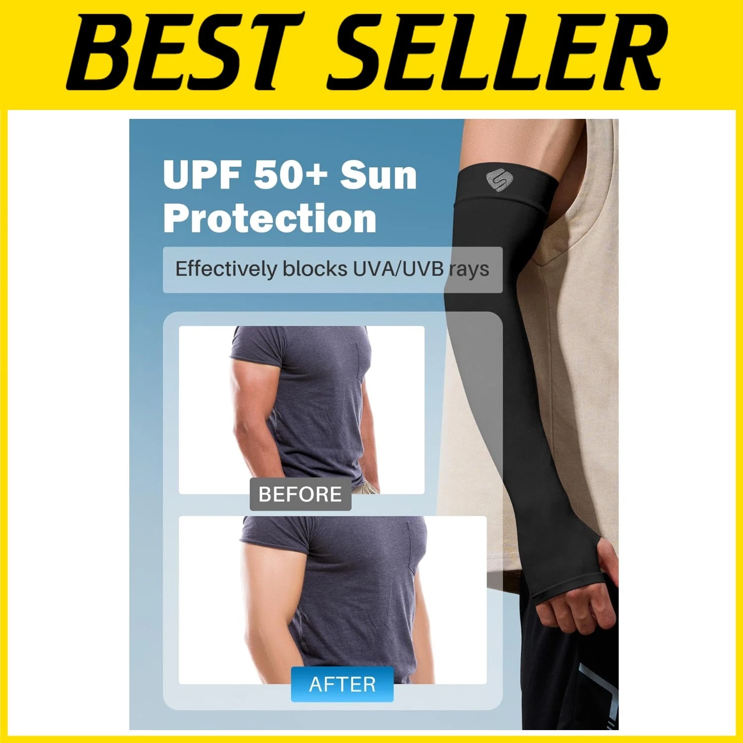 Cooling UV Arm Sleeves for Outdoor Activities