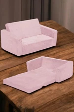 Serta Perfect Convertible Sleeper Extra Wide Pink