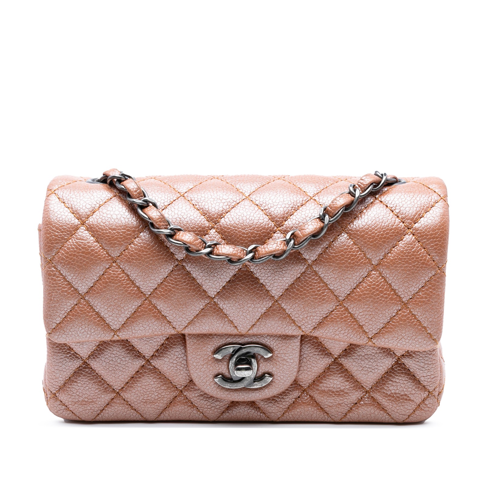 Authenticated Chanel Mini Rectangular Classic Met… - image 1