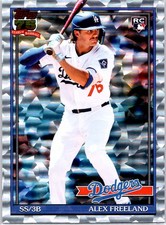2026 Topps #T91-35 Alex Freeland 1991 Baseball 35th Anniversary Crackle Foil