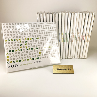 FELISSIMO 500 Colored Pencils Collection Complete 25 x 20 Cases