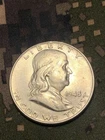 1948 Franklin Half $ (YOU GRADE) 90% Silver First Year Coin With Bell Lines!