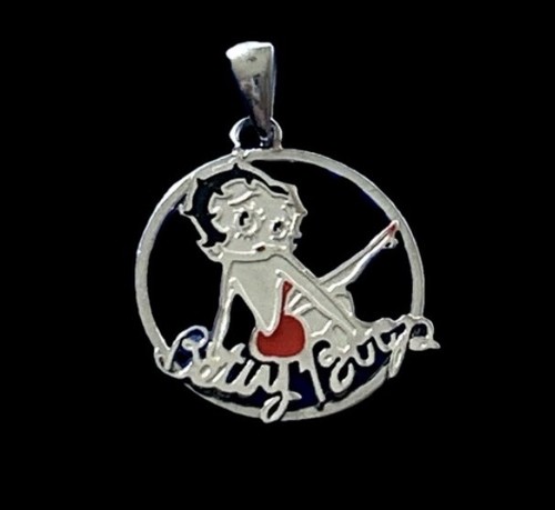 BETTY BOOP In Red Dress Signature Charm Pendant