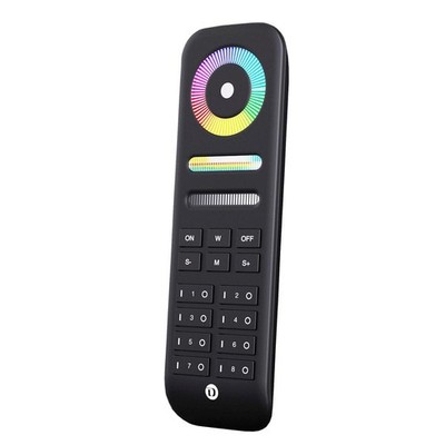Fernbedienung RF-SMART, 8 Zonen, Single/CCT/RGB/RGBW/RGB+CCT, schwarz