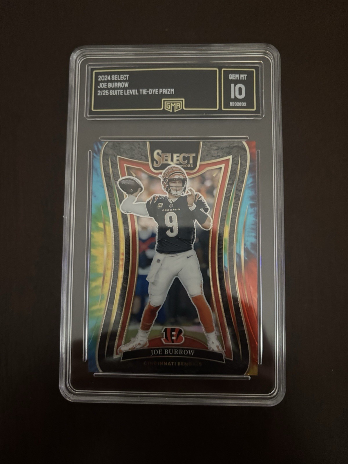 2024 Select Joe Burrow Suite Level Tie Dye Prizm  2/25