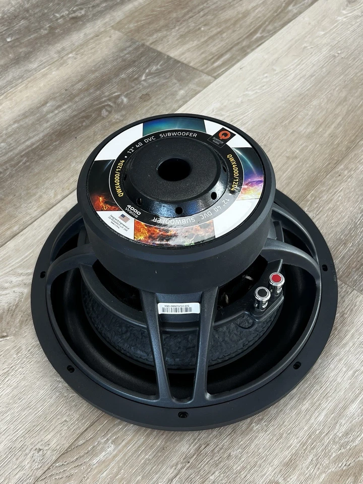 OWX4000|1204 Quantum 12 Subwoofer, QWX4000/12D4 : 12" Dual 4-Ohm Subwoofer! - Image 3 of 4