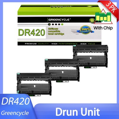 3 Pack DR420 Drum Unit fit for Brother HL-2280DW DCP-7060D 7065DN 7070DW Printer