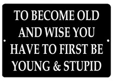 Rogue River Tactical Funny Sarcastic Metal Tin Sign, 12x8 Inch, Wall Decor - ...