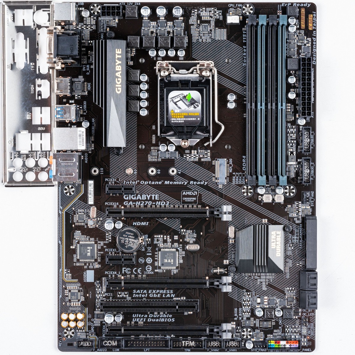 Gigabyte GA-H270-HD3 LGA1151 Z270 Motherboard DDR4 ATX Intel 7th