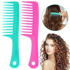 Premium Wide Tooth Comb, Shower Combs for Wet Curly Hair: