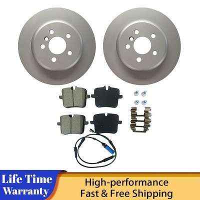 Rear Brake Kit Disc Rotor Ceramic Pads for BMW X3 2018 2019 2020 2021 2022 2023 