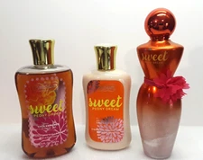 Bath Body Works Sweet Peony Dream Shower Gel Lotion & Shimmer Fragrance Mist