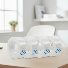 8 Rolls Transparent Clear Tape Refills for Dispenser, 0.7-Inch Wide, 27.3 Yar...
