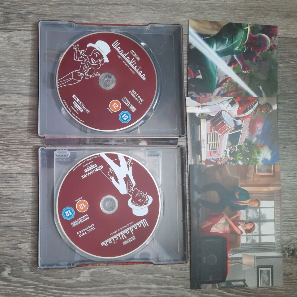 ALL MARVEL D+ 4K BLURAY STEELBOOKS ! LOKI HAWKEYE WANDAVISION MOONKNIGHT FALCON - Image 2 of 4