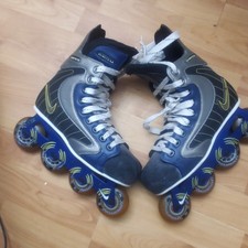 Nike Ignite LX Inline Skates Rollerblades Blue Gray US M 5 EE / L 5.5 FREE SHIP