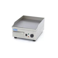Gastro Grillplatte - Glatt - 36 cm - inkl. Tropfschale Bratplatte Griddleplatte