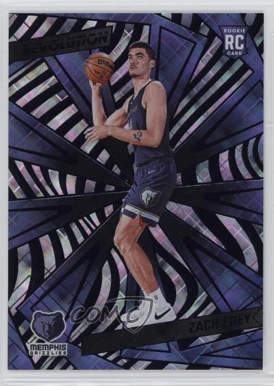 2024-25 Panini Revolution Rookies Cosmic 19/99 Zach Edey #134 13kb