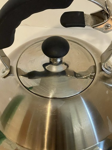Tramontina Tea Kettle 18/10 Stainless Steel 2 Quart Insulated Handle - Picture 9 of 14