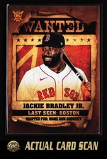 2021 Topps Big League Jackie Bradley Jr. #WT-9 Wanted Boston Red Sox